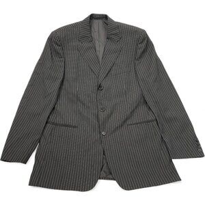 Hugo Boss Vinci/Lucca Brown Pin Stripe Wool Blazer Sport Coat Jacket Men's 42 R